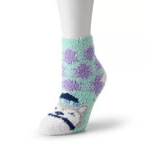 Women's SHINE Husky Trees Cozy Crew Socks
